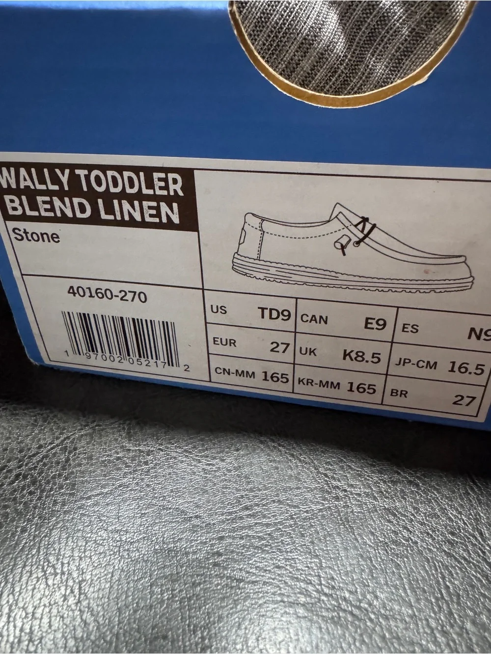 Hey Dude Kids Slip-On Sneakers in Gray